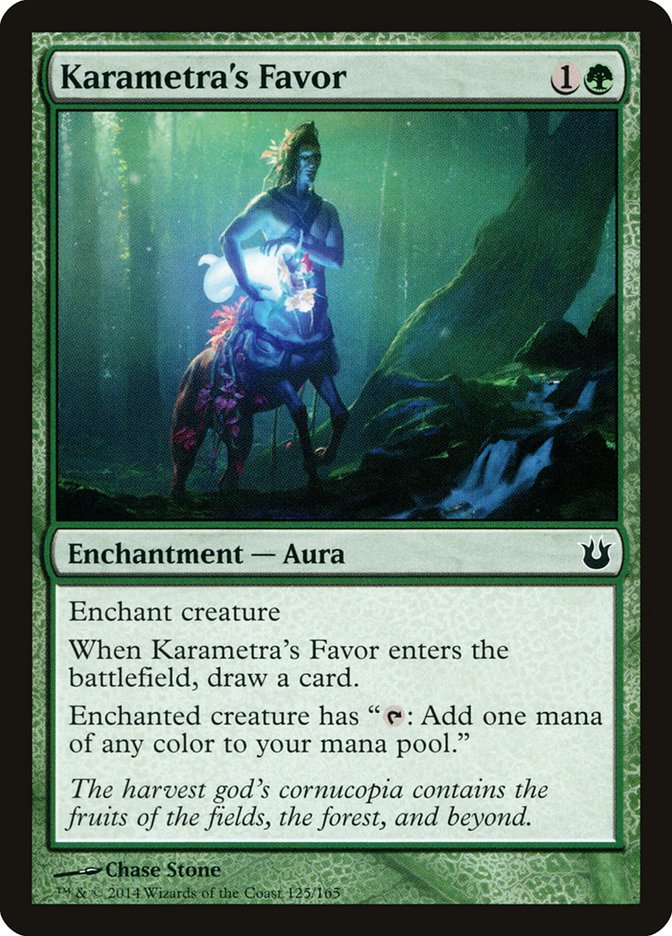 Karametra's Favor (125) [Born of the Gods] | Odin's Place