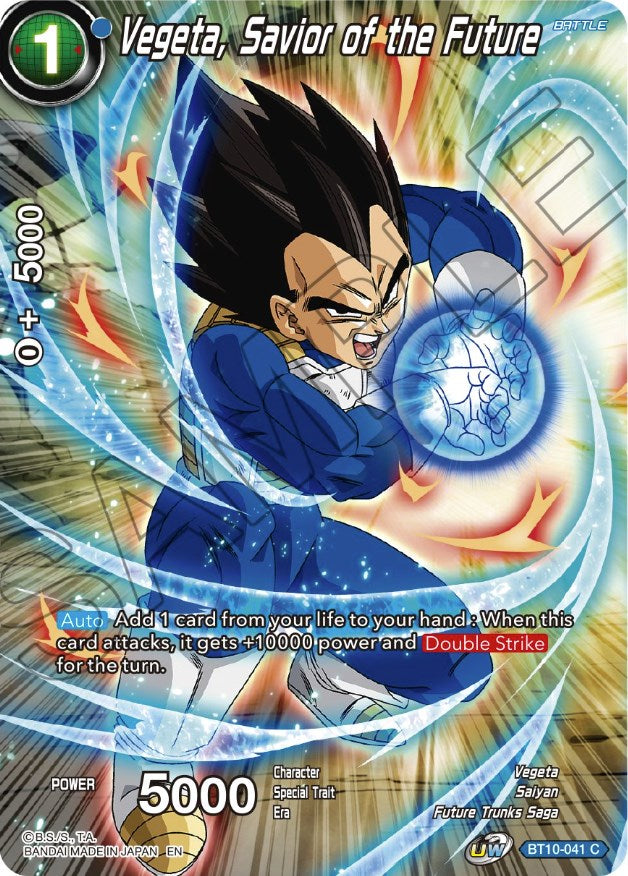 Vegeta, Savior of the Future (BT10-041) [Theme Selection: History of Vegeta] | Odin's Place