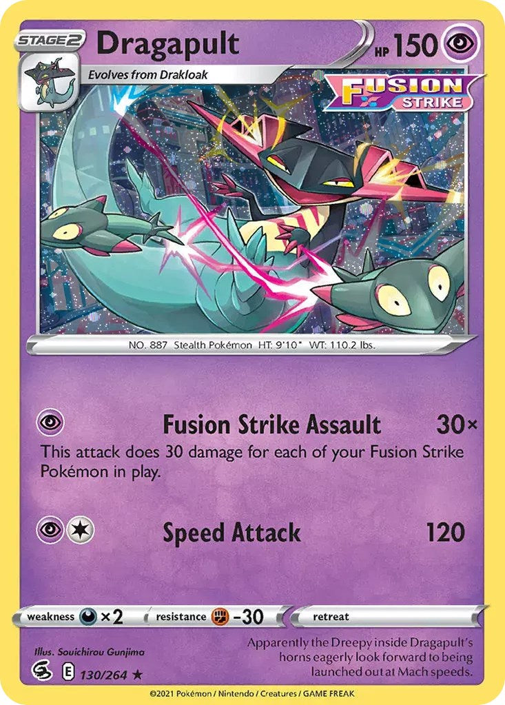 Dragapult (130/264) (Cosmos Holo) [Sword & Shield: Fusion Strike] | Odin's Place