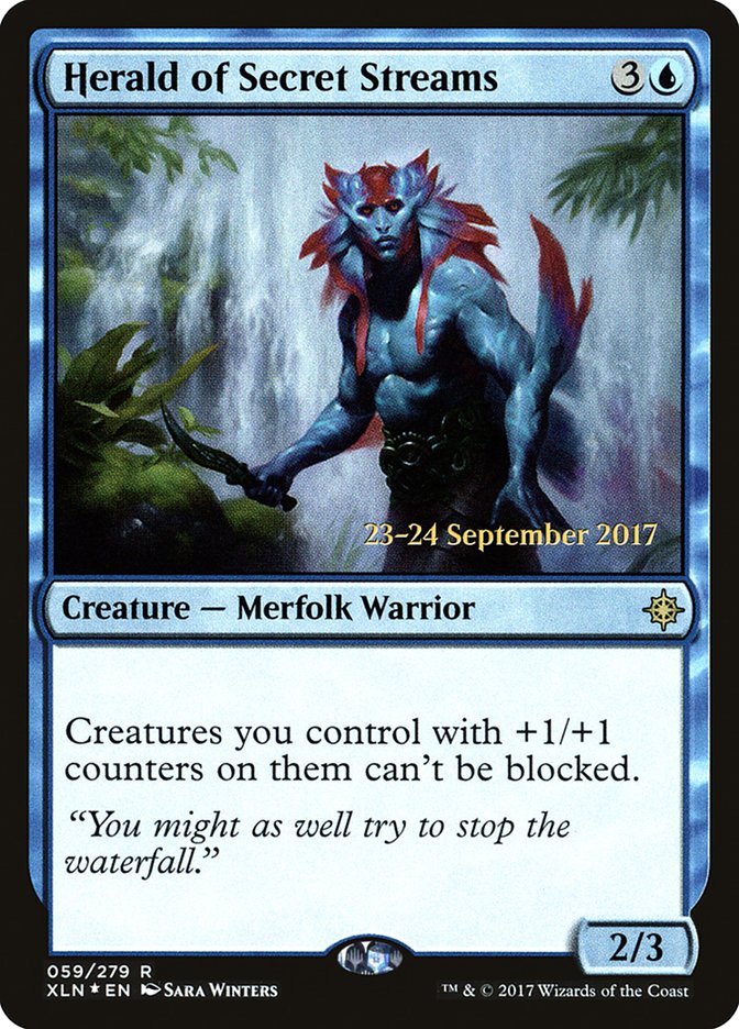 Herald of Secret Streams (59) [Ixalan Prerelease Promos] | Odin's Place