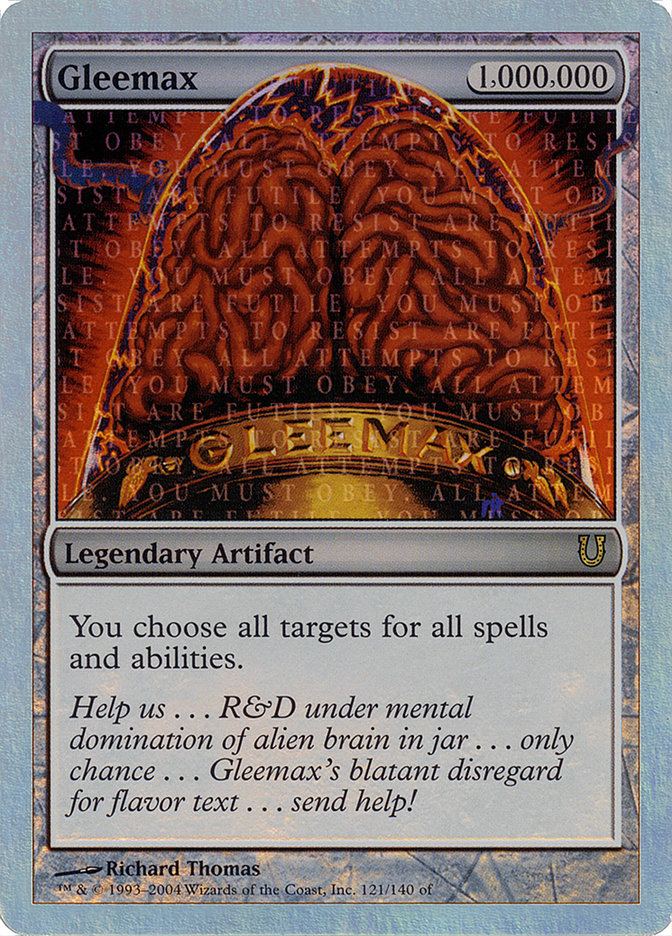 Gleemax (Alternate Foil) [Unhinged] | Odin's Place