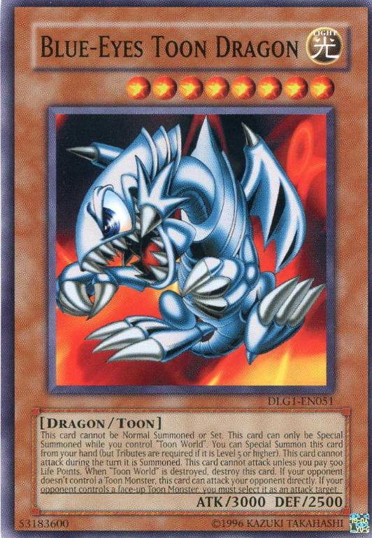 Blue-Eyes Toon Dragon [DLG1-EN051] Common | Odin's Place
