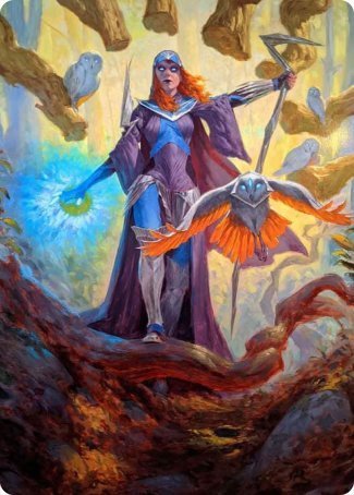 Kasmina, Enigma Sage Art Card [Strixhaven: School of Mages Art Series] | Odin's Place