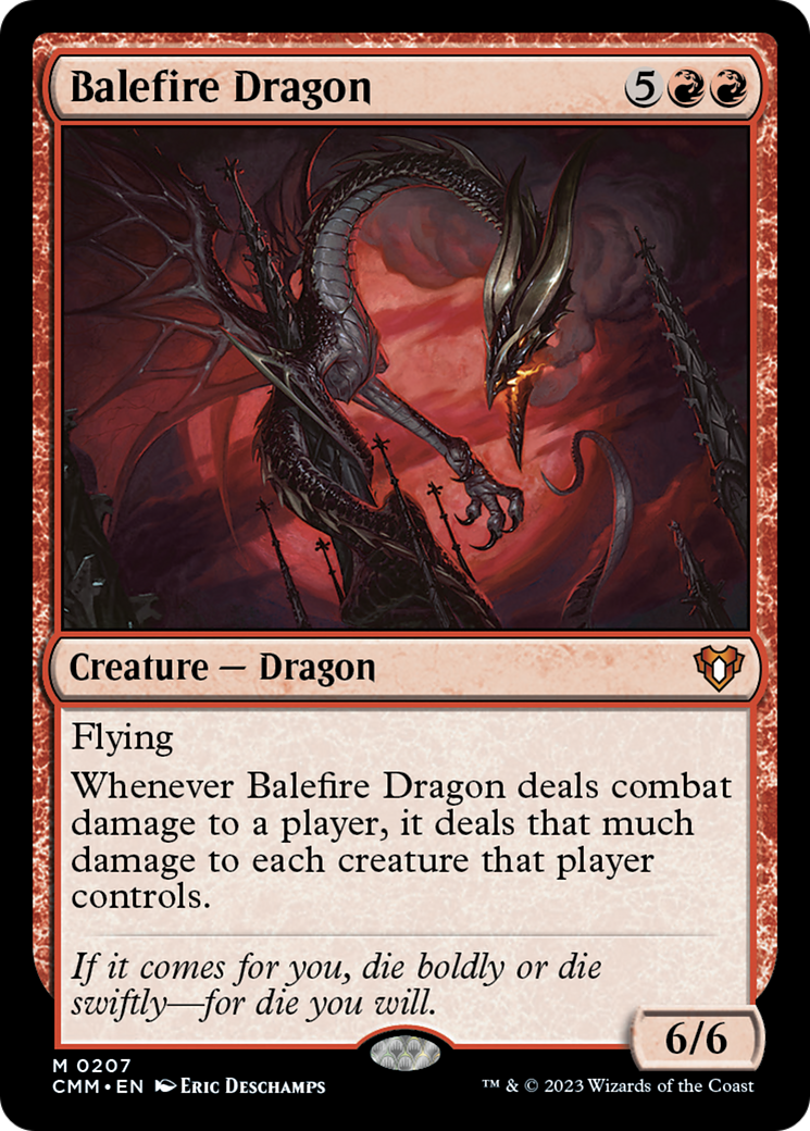 Balefire Dragon [Commander Masters] | Odin's Place
