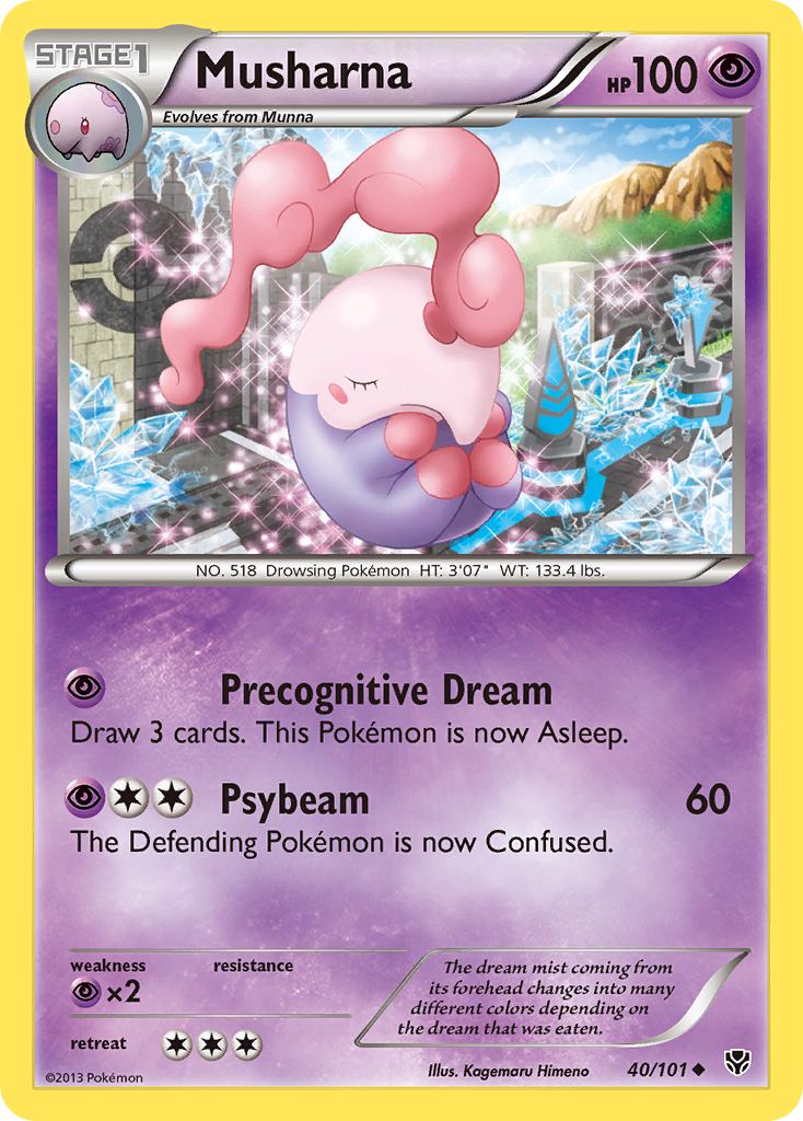 Musharna (40/101) [Black & White: Plasma Blast] | Odin's Place
