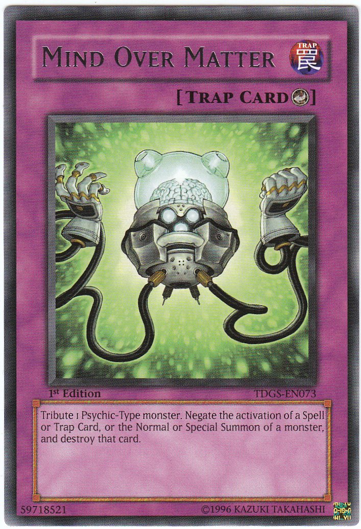 Mind Over Matter [TDGS-EN073] Rare | Odin's Place