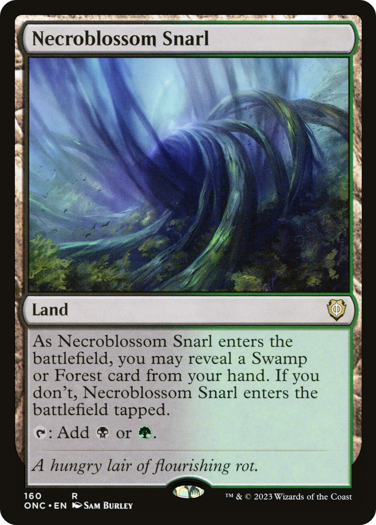 Necroblossom Snarl [Phyrexia: All Will Be One Commander] | Odin's Place