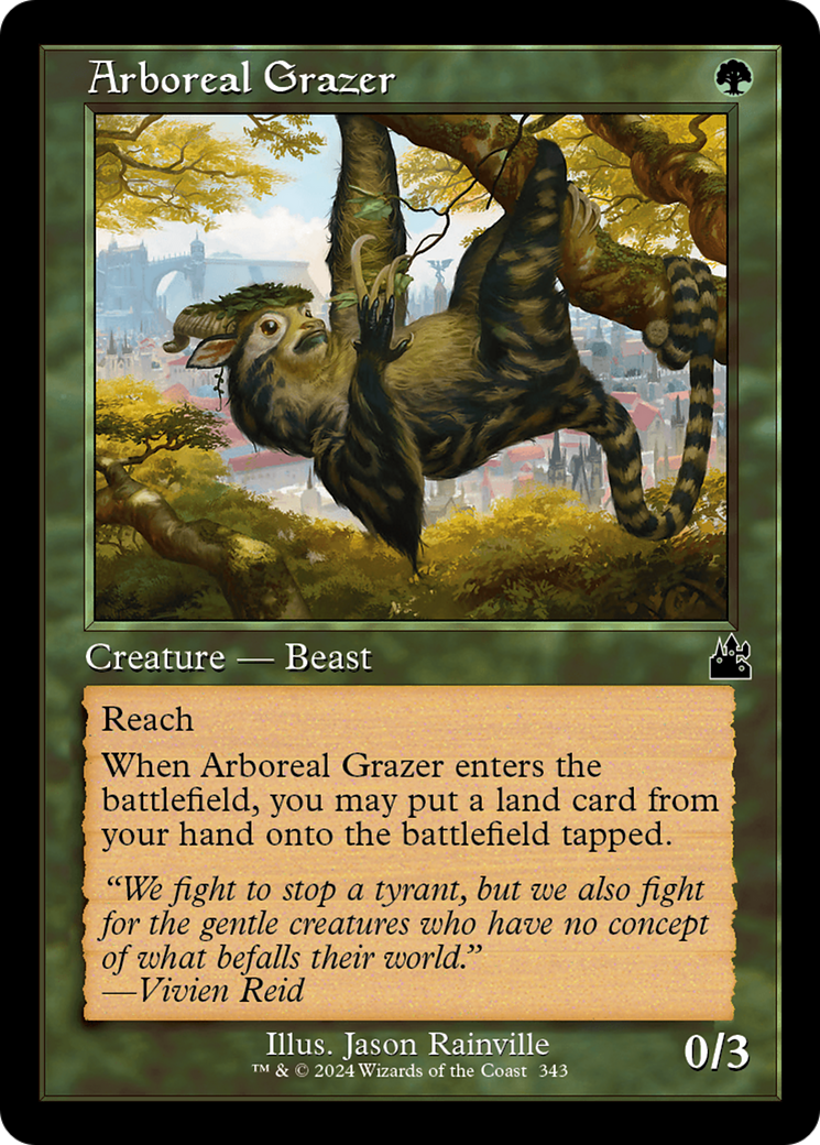Arboreal Grazer (Retro Frame) [Ravnica Remastered] | Odin's Place