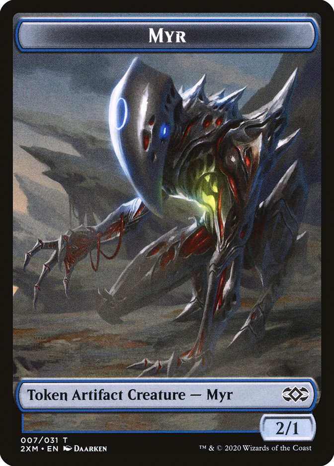 Myr Token (007/031) [Double Masters Tokens] | Odin's Place