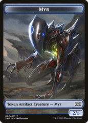 Eldrazi Spawn // Myr (007) Double-Sided Token [Double Masters Tokens] | Odin's Place