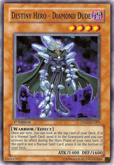 Destiny Hero - Diamond Dude [DP05-EN003] Common | Odin's Place