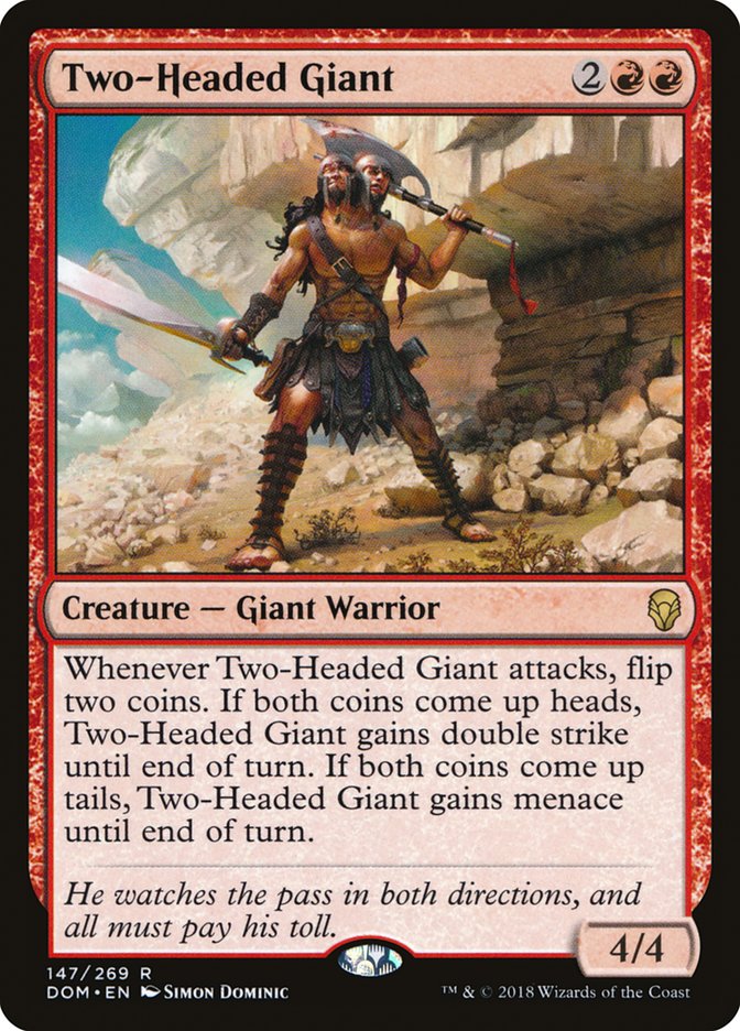 Two-Headed Giant (147) [Dominaria] | Odin's Place