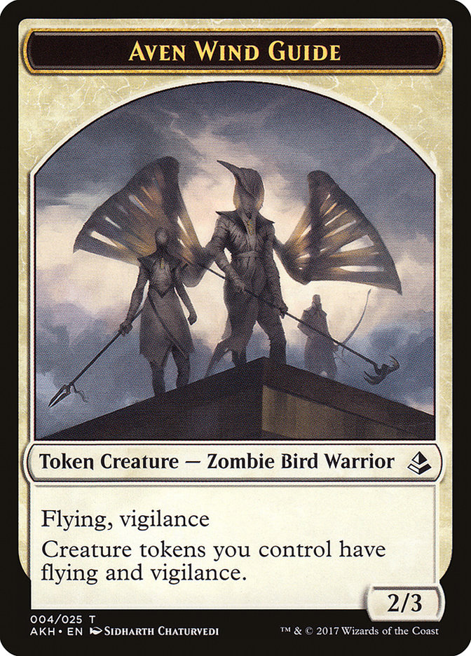 Aven Wind Guide // Hippo Double-Sided Token [Amonkhet Tokens] | Odin's Place