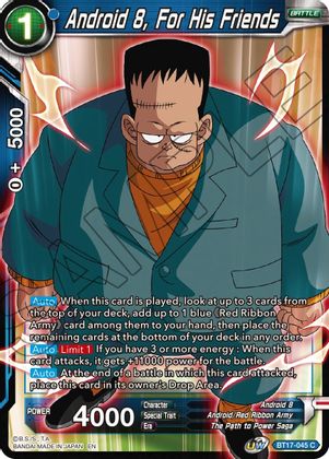Android 8, For His Friends (BT17-045) [Ultimate Squad] | Odin's Place