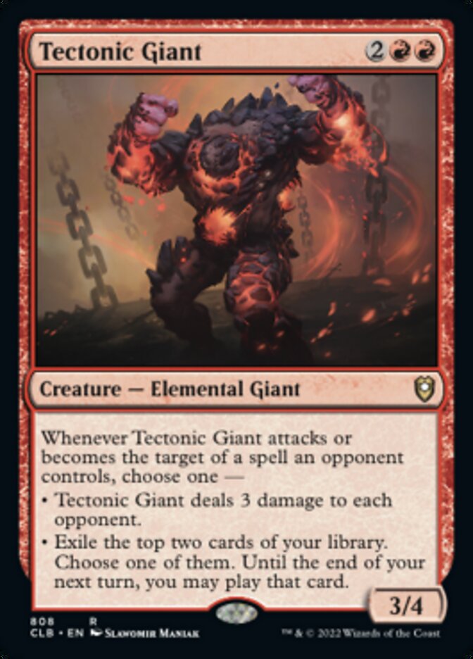 Tectonic Giant [Commander Legends: Battle for Baldur's Gate] | Odin's Place