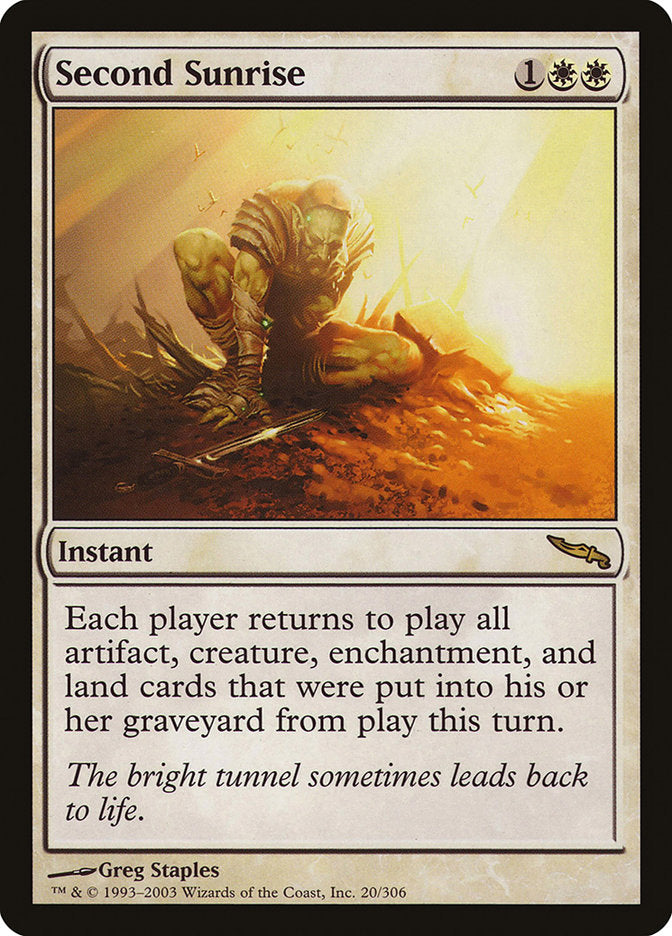 Second Sunrise (20) [Mirrodin] | Odin's Place