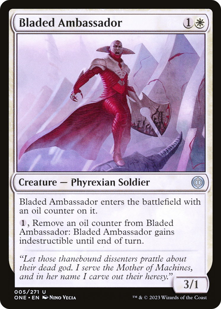 Bladed Ambassador [Phyrexia: All Will Be One] | Odin's Place