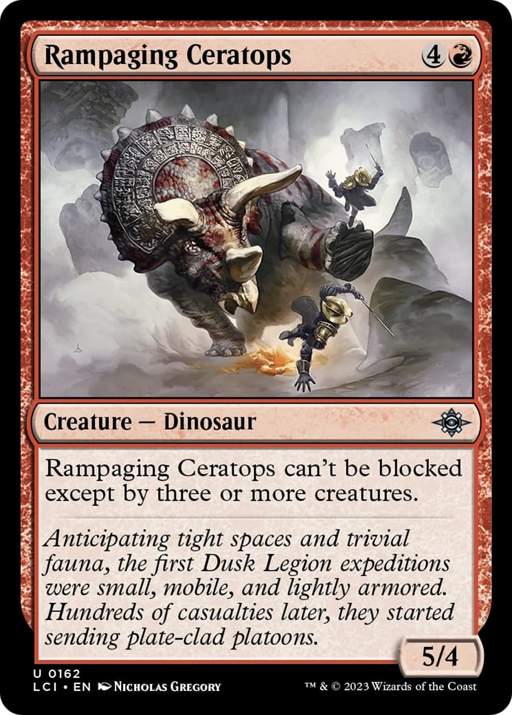 Rampaging Ceratops [The Lost Caverns of Ixalan] | Odin's Place
