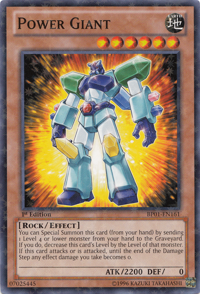 Power Giant [BP01-EN161] Starfoil Rare | Odin's Place