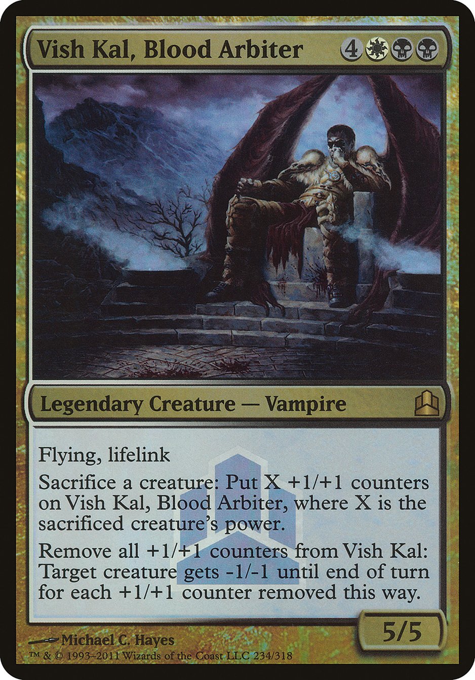 Vish Kal, Blood Arbiter (Launch) (Oversized) [Commander 2011 Oversized] | Odin's Place