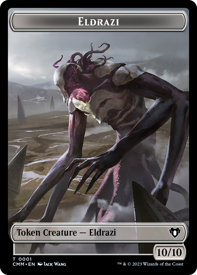 Eldrazi Spawn // Rat Double-Sided Token [Commander Masters Tokens] | Odin's Place
