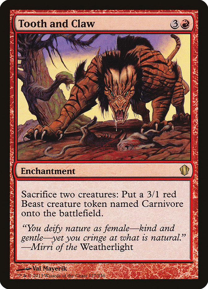 Tooth and Claw (127) [Commander 2013] | Odin's Place