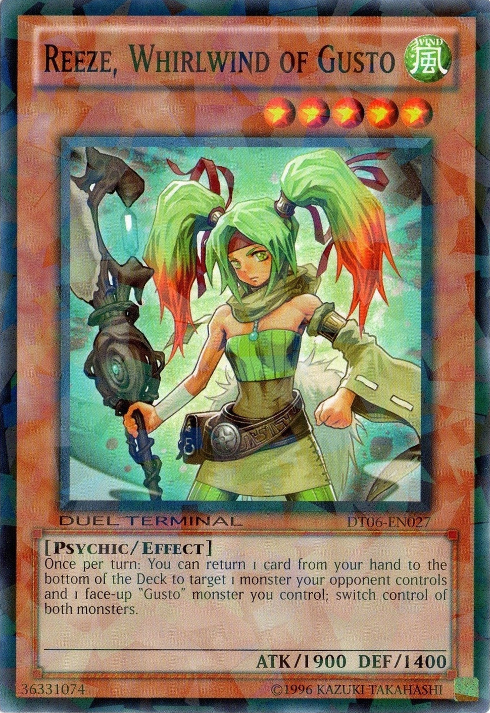 Reeze, Whirlwind of Gusto [DT06-EN027] Common | Odin's Place