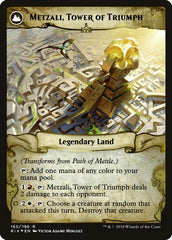 Path of Mettle // Metzali, Tower of Triumph [Rivals of Ixalan Prerelease Promos] | Odin's Place