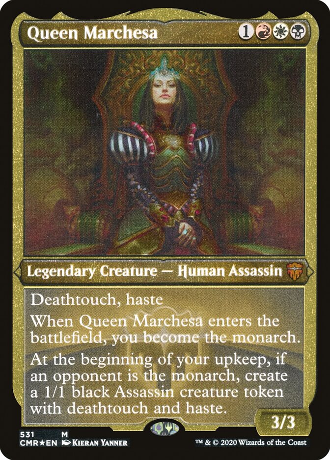 Queen Marchesa (Etched) [Commander Legends] | Odin's Place