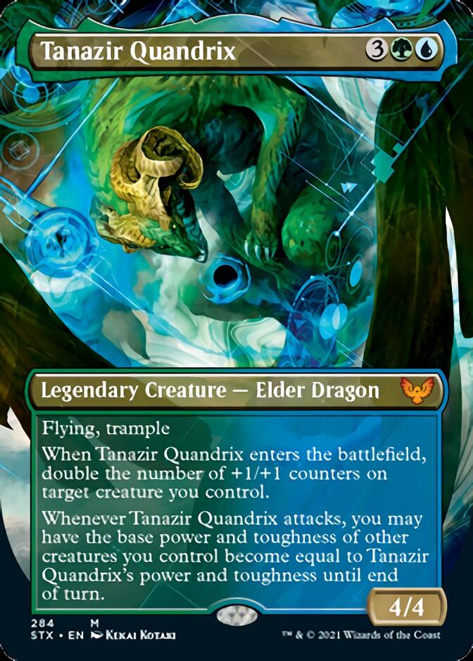 Tanazir Quandrix (Borderless Alternate Art) [Strixhaven: School of Mages] | Odin's Place