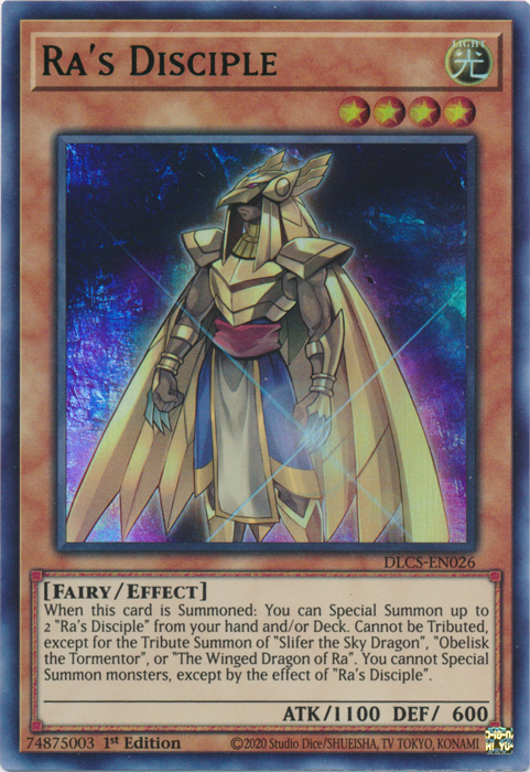 Ra's Disciple (Green) [DLCS-EN026] Ultra Rare | Odin's Place