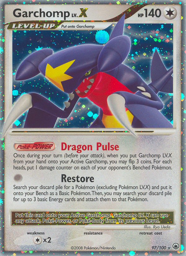Garchomp LV.X (97/100) [Diamond & Pearl: Majestic Dawn] | Odin's Place