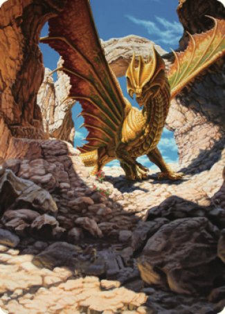 Ancient Brass Dragon Art Card (02) [Commander Legends: Battle for Baldur's Gate Art Series] | Odin's Place