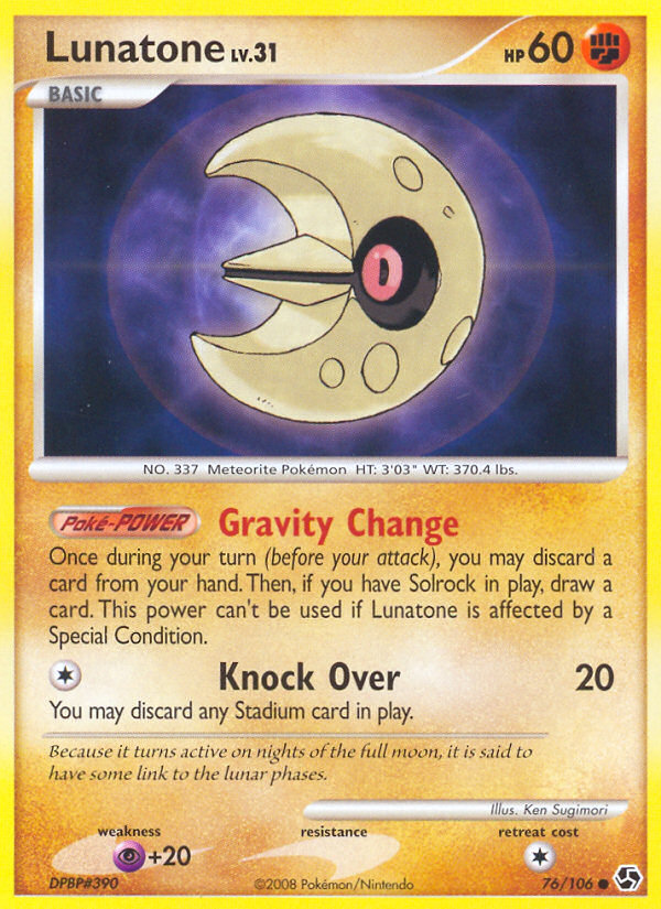 Lunatone (76/106) [Diamond & Pearl: Great Encounters] | Odin's Place