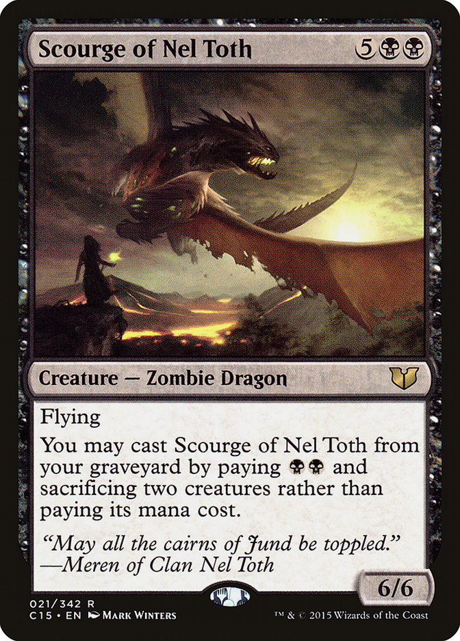 Scourge of Nel Toth (21) [Commander 2015] | Odin's Place