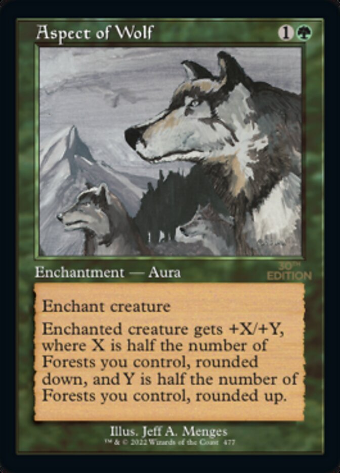 Aspect of Wolf (Retro) [30th Anniversary Edition] | Odin's Place