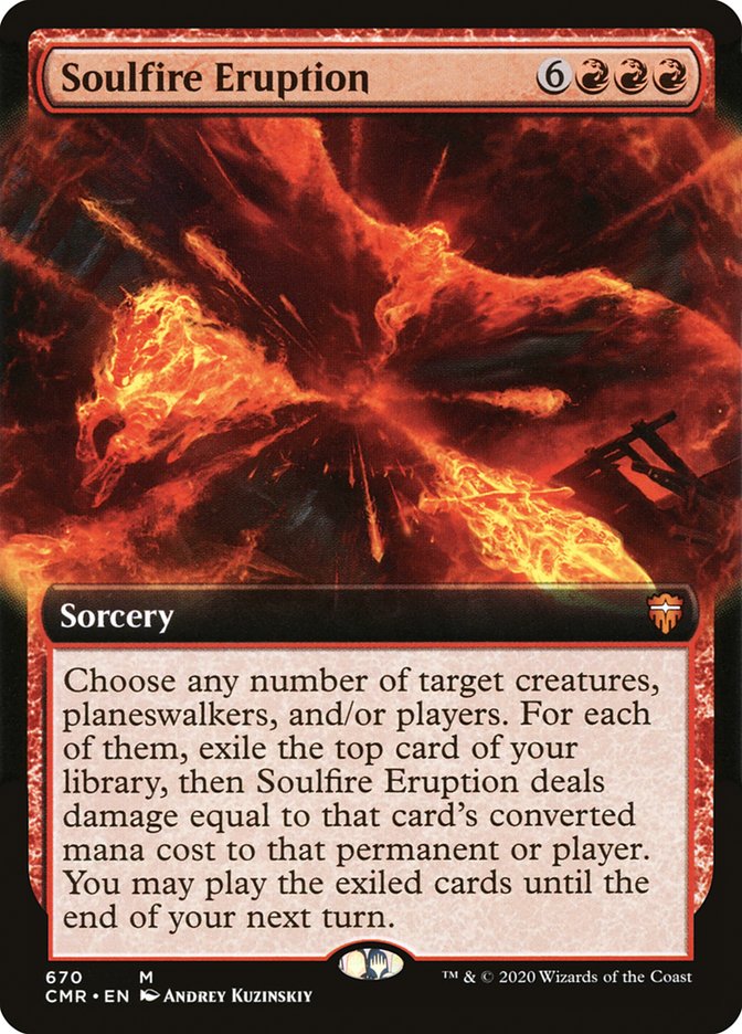 Soulfire Eruption (Extended Art) [Commander Legends] | Odin's Place