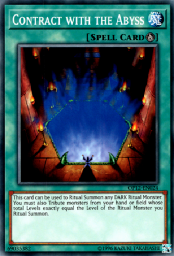 Contract with the Abyss [OP12-EN024] Common | Odin's Place