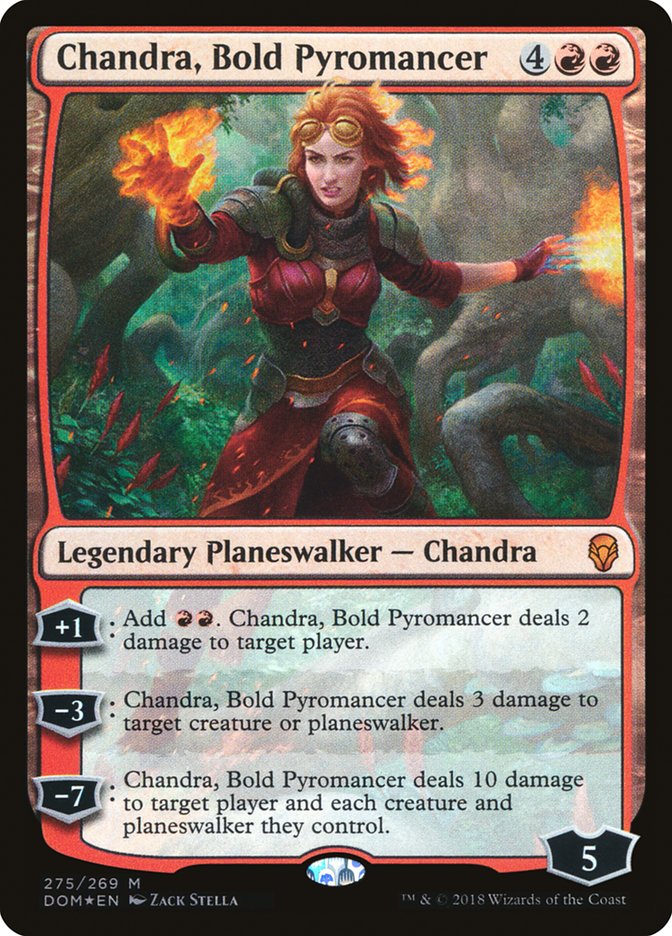 Chandra, Bold Pyromancer (275) [Dominaria] | Odin's Place
