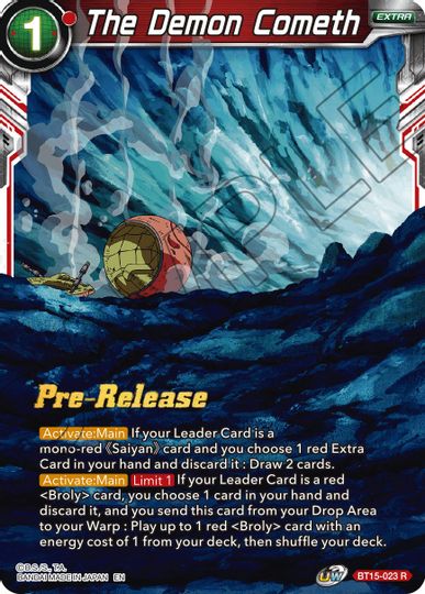 The Demon Cometh (BT15-023) [Saiyan Showdown Prerelease Promos] | Odin's Place