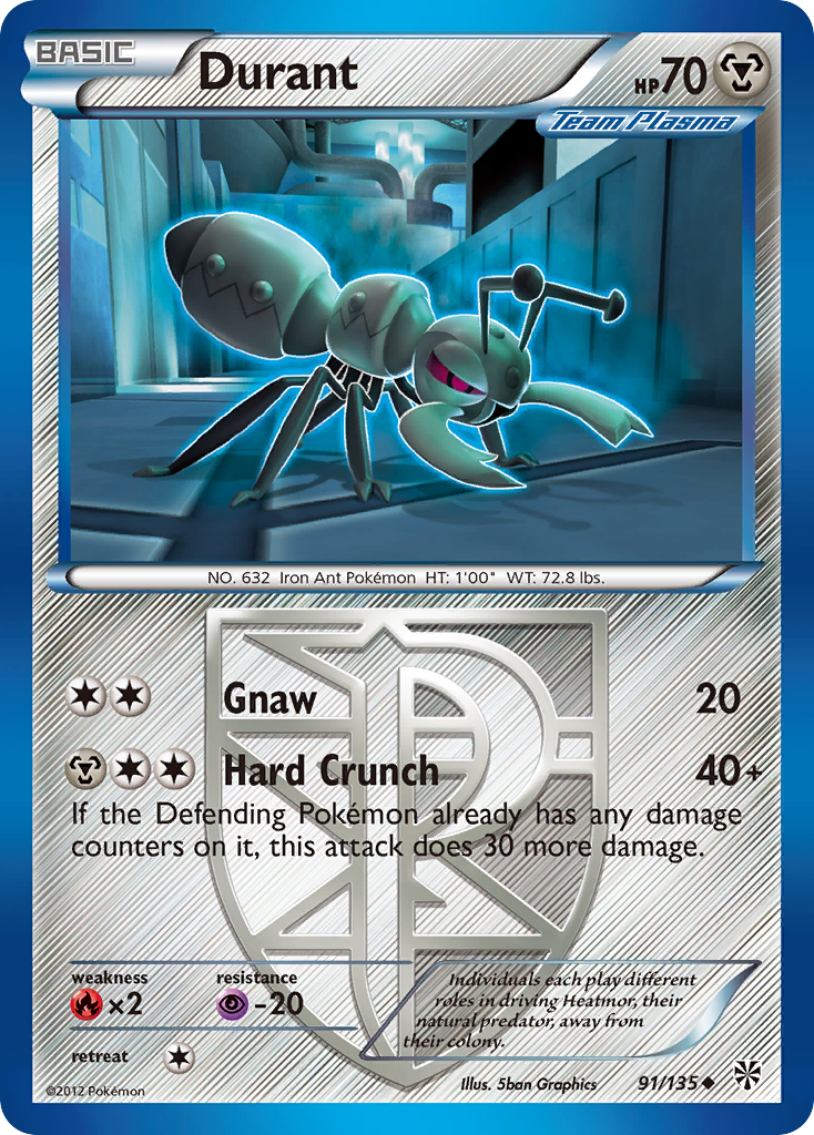 Durant (91/135) [Black & White: Plasma Storm] | Odin's Place