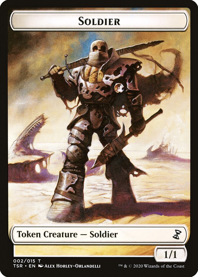 Soldier Token [Time Spiral Remastered Tokens] | Odin's Place