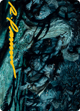 Unnatural Moonrise Art Card (Gold-Stamped Signature) [Innistrad: Midnight Hunt Art Series] | Odin's Place