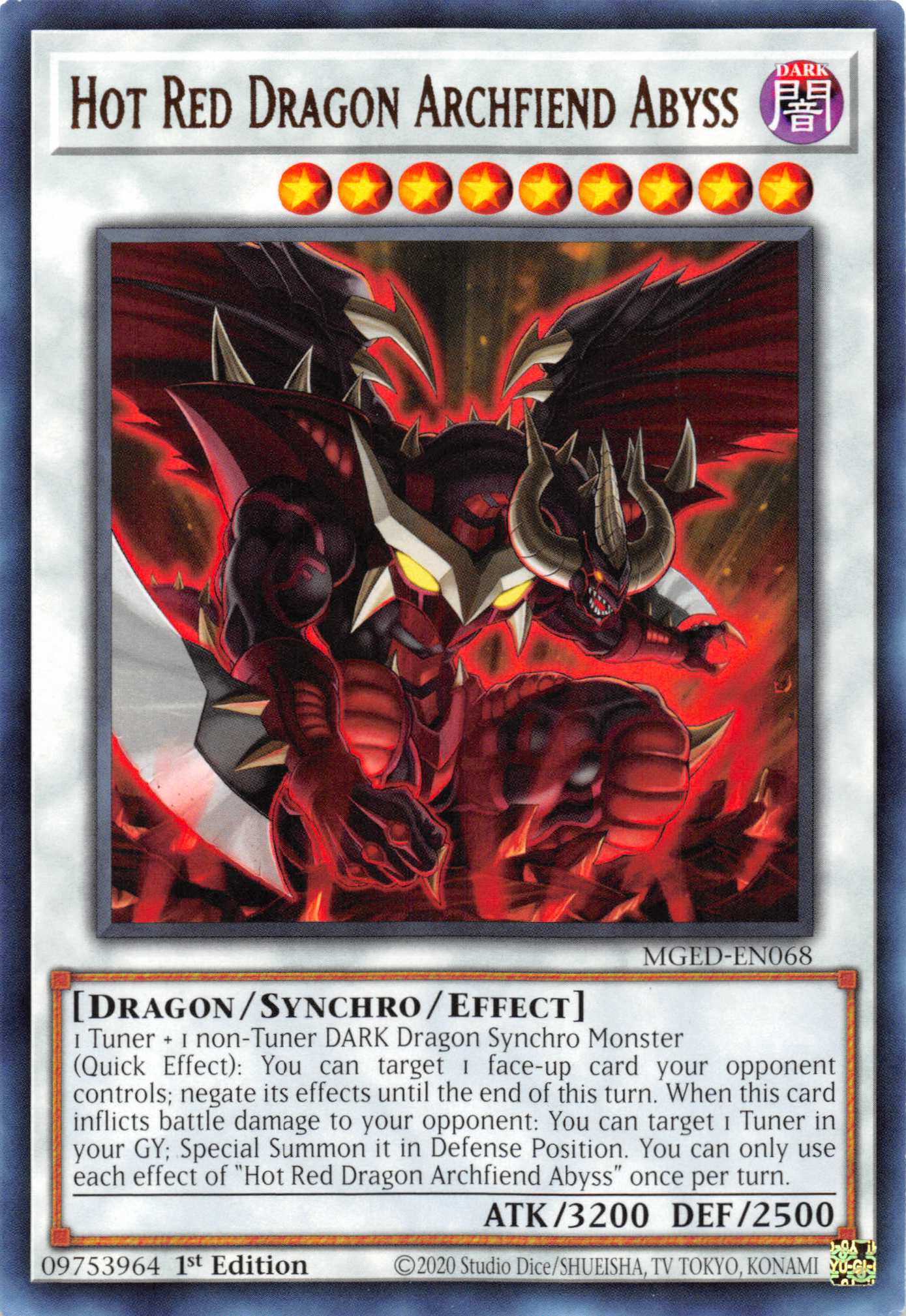 Hot Red Dragon Archfiend Abyss [MGED-EN068] Rare | Odin's Place
