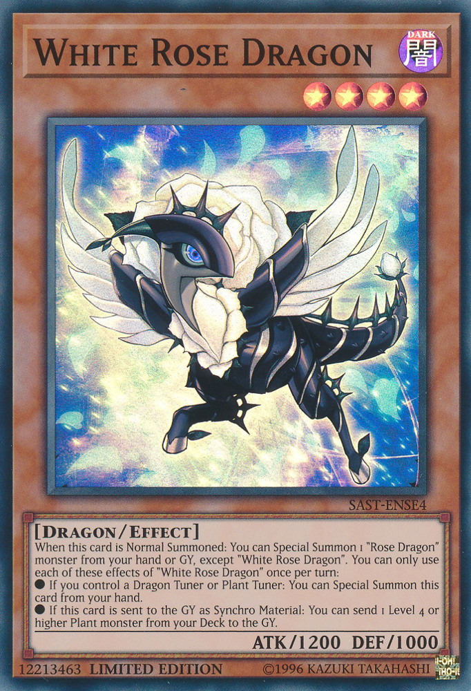 White Rose Dragon [SAST-ENSE4] Super Rare | Odin's Place