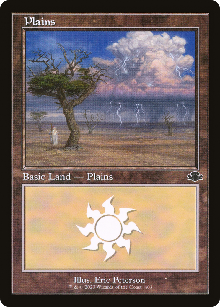 Plains (403) (Retro) [Dominaria Remastered] | Odin's Place