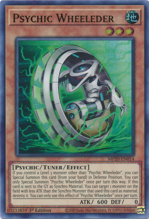 Psychic Wheeleder [MP20-EN014] Ultra Rare | Odin's Place