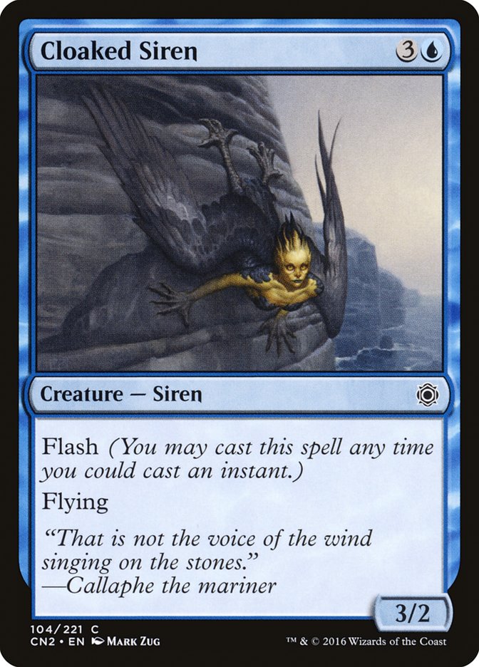 Cloaked Siren (104) [Conspiracy: Take the Crown] | Odin's Place