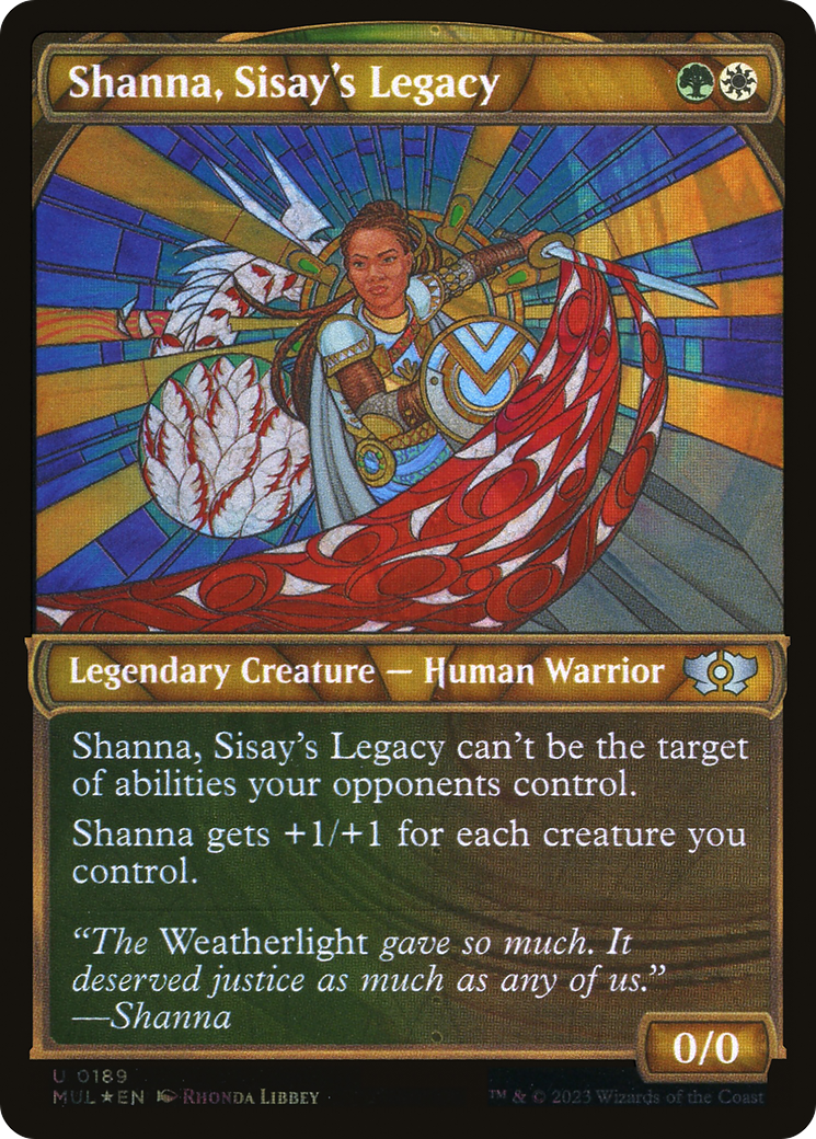 Shanna, Sisay's Legacy (Halo Foil) [Multiverse Legends] | Odin's Place