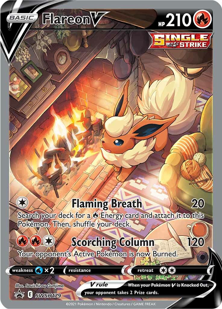 Flareon V (SWSH179) [Sword & Shield: Black Star Promos] | Odin's Place